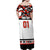 Canada Hockey 2024 Family Matching Off Shoulder Maxi Dress and Hawaiian Shirt Haida Maple Leaf - Wonder Print Shop