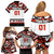 Canada Hockey 2024 Family Matching Off Shoulder Short Dress and Hawaiian Shirt Haida Maple Leaf - Wonder Print Shop