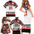 Canada Hockey 2024 Family Matching Short Sleeve Bodycon Dress and Hawaiian Shirt Haida Maple Leaf - Wonder Print Shop