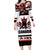 Canada Hockey 2024 Long Sleeve Bodycon Dress Haida Maple Leaf - Wonder Print Shop