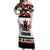 Canada Hockey 2024 Off Shoulder Maxi Dress Haida Maple Leaf - Wonder Print Shop