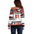 Canada Hockey 2024 Off Shoulder Sweater Haida Maple Leaf - Wonder Print Shop