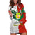 26 June Madagascar Independence Day Hoodie Dress Baobab Mix African Pattern - Wonder Print Shop