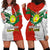 26 June Madagascar Independence Day Hoodie Dress Baobab Mix African Pattern - Wonder Print Shop