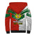 26 June Madagascar Independence Day Sherpa Hoodie Baobab Mix African Pattern - Wonder Print Shop