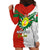 Personalised 26 June Madagascar Independence Day Hoodie Dress Baobab Mix African Pattern - Wonder Print Shop