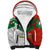 Personalised 26 June Madagascar Independence Day Sherpa Hoodie Baobab Mix African Pattern - Wonder Print Shop