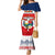 Panama Independence Day Family Matching Mermaid Dress and Hawaiian Shirt Coat Of Arms Pollera Pattern - Wonder Print Shop