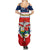Panama Independence Day Family Matching Summer Maxi Dress and Hawaiian Shirt Coat Of Arms Pollera Pattern - Wonder Print Shop