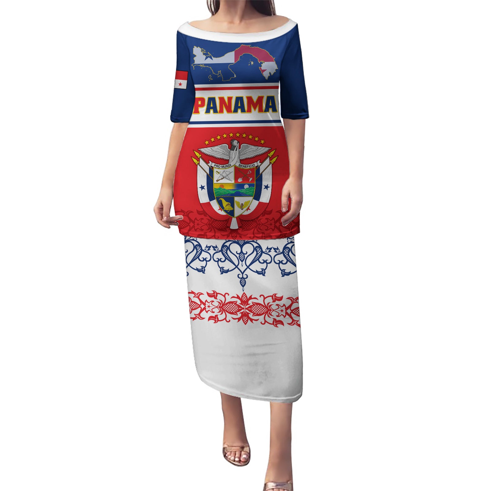 panama-independence-day-puletasi-coat-of-arms-pollera-pattern