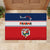 Panama Independence Day Rubber Doormat Coat Of Arms Pollera Pattern - Wonder Print Shop