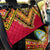 Angola Independence Day Back Car Seat Cover Coat Of Arms Samakaka Pattern - Wonder Print Shop