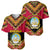 Angola Independence Day Baseball Jersey Coat Of Arms Samakaka Pattern - Wonder Print Shop