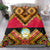 Angola Independence Day Bedding Set Coat Of Arms Samakaka Pattern - Wonder Print Shop