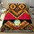 Angola Independence Day Bedding Set Coat Of Arms Samakaka Pattern - Wonder Print Shop