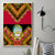 Angola Independence Day Canvas Wall Art Coat Of Arms Samakaka Pattern - Wonder Print Shop