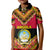 Angola Independence Day Kid Polo Shirt Coat Of Arms Samakaka Pattern - Wonder Print Shop