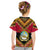 Angola Independence Day Kid T Shirt Coat Of Arms Samakaka Pattern - Wonder Print Shop