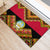 Angola Independence Day Rubber Doormat Coat Of Arms Samakaka Pattern - Wonder Print Shop