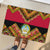 Angola Independence Day Rubber Doormat Coat Of Arms Samakaka Pattern - Wonder Print Shop