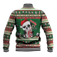 Cute Panda Claus Christmas Baseball Jacket Panda Santa Claus - Wonder Print Shop