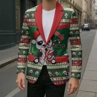 Cute Panda Claus Christmas Blazer Panda Santa Claus - Wonder Print Shop
