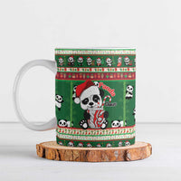 Cute Panda Claus Christmas Ceramic Mug Panda Santa Claus - Wonder Print Shop