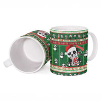 Cute Panda Claus Christmas Ceramic Mug Panda Santa Claus - Wonder Print Shop
