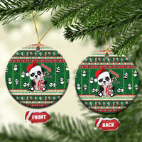 Cute Panda Claus Christmas Ceramic Ornament Panda Santa Claus - Wonder Print Shop