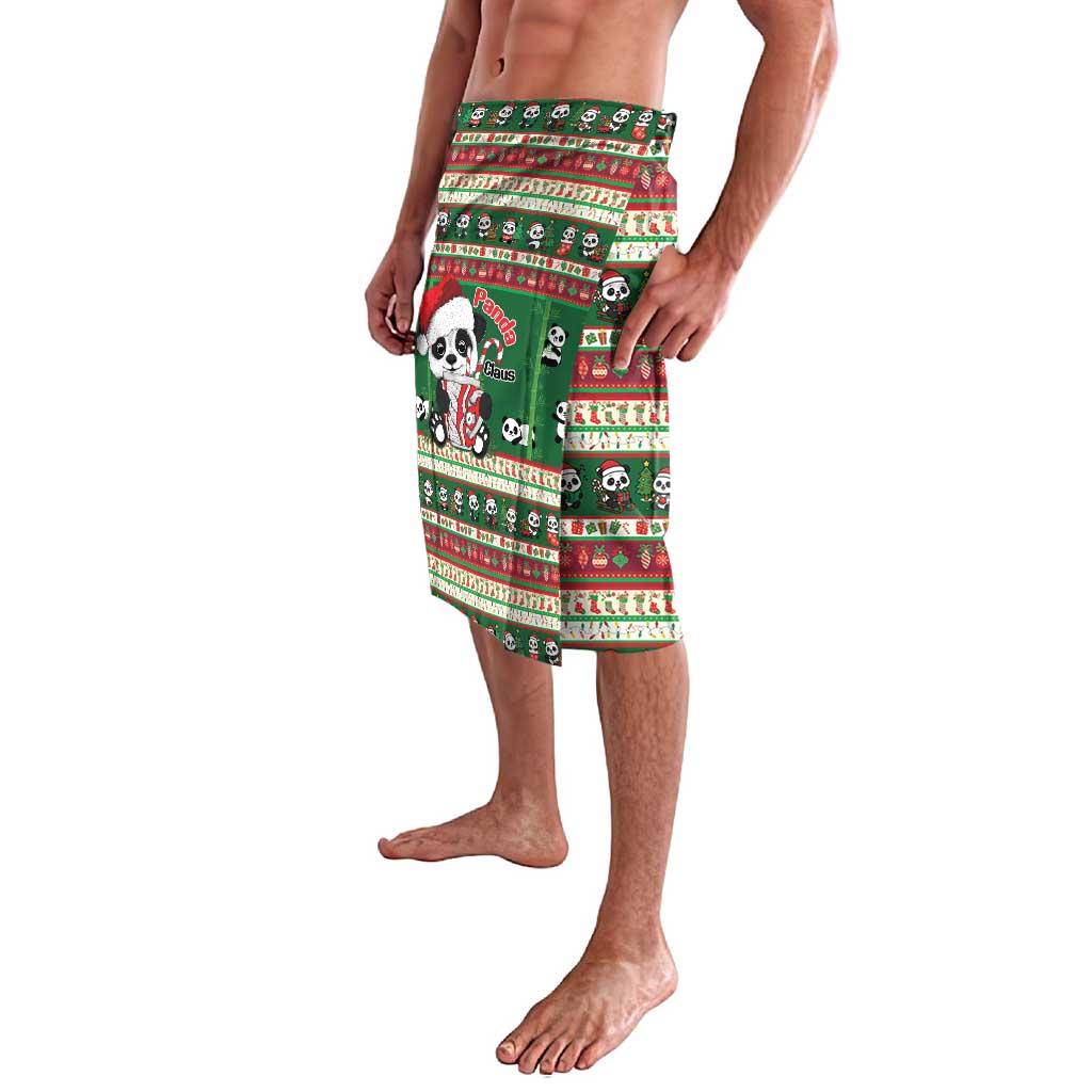 Cute Panda Claus Christmas Lavalava Panda Santa Claus - Wonder Print Shop