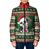 Cute Panda Claus Christmas Padded Jacket Panda Santa Claus - Wonder Print Shop