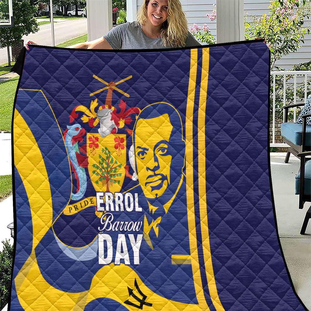 Barbados Errol Barrow Day Quilt Barbadian Father of Independence - Wonder Print Shop