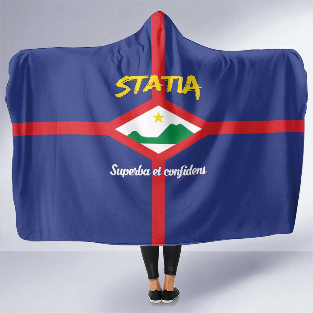 Statia Hooded Blanket Sint Eustatius Coat Of Arms