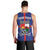 Personalised Statia Men Tank Top Sint Eustatius Coat Of Arms