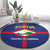 Statia Round Carpet Sint Eustatius Coat Of Arms - Wonder Print Shop