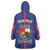 Personalised Statia Wearable Blanket Hoodie Sint Eustatius Coat Of Arms