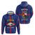 Personalised Statia Zip Hoodie Sint Eustatius Coat Of Arms - Wonder Print Shop