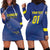 Custom Curacao Football Hoodie Dress La Familia Azul Go Champion