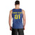 Custom Curacao Football Men Tank Top La Familia Azul Go Champion