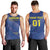 Custom Curacao Football Men Tank Top La Familia Azul Go Champion