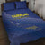 Curacao Football Quilt Bed Set La Familia Azul Go Champion