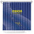 Curacao Football Shower Curtain La Familia Azul Go Champion