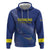 Custom Curacao Football Zip Hoodie La Familia Azul Go Champion