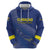 Custom Curacao Football Zip Hoodie La Familia Azul Go Champion