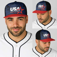 USA Soccer Team Baseball Net Cap Born To Win - Wonder Print Shop