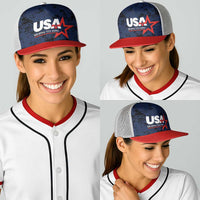 USA Soccer Team Baseball Net Cap Born To Win - Wonder Print Shop