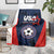 USA Soccer Team Blanket Born To Win