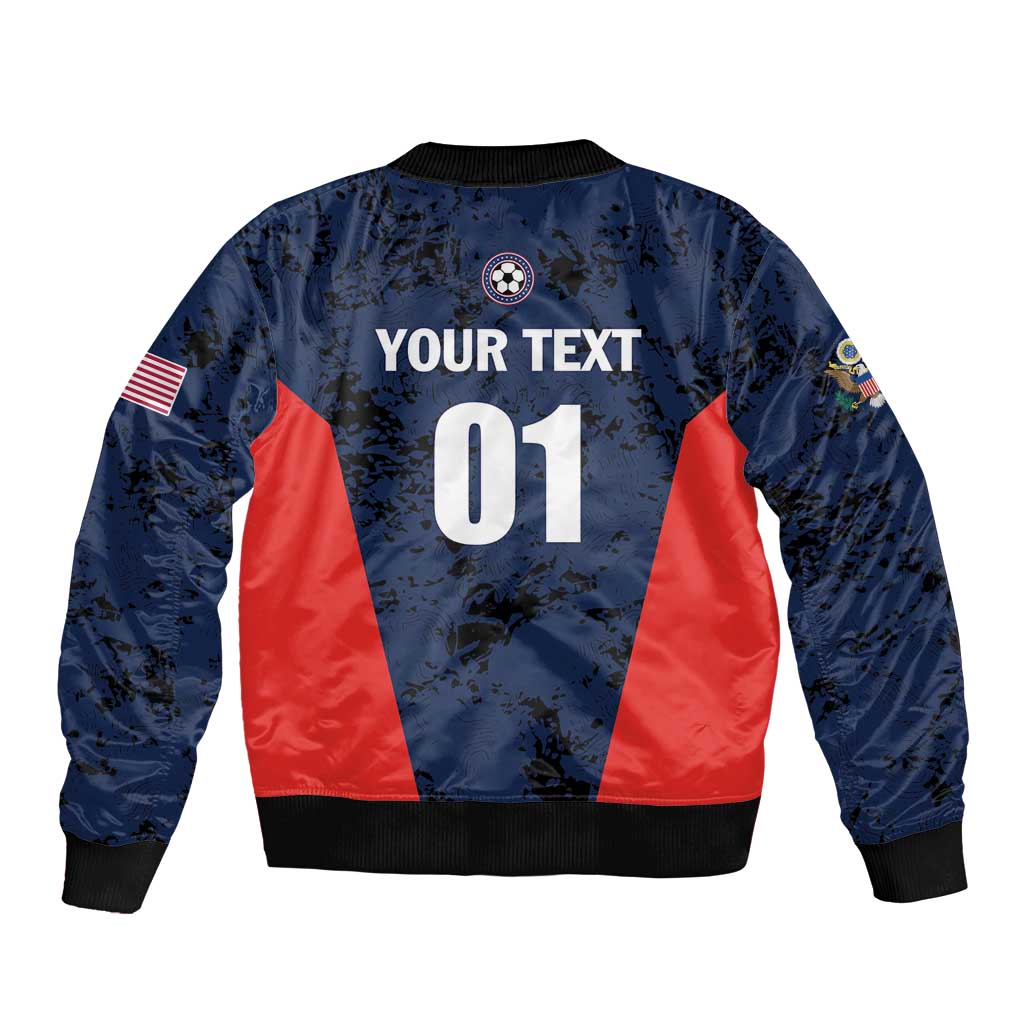 Custom USA Soccer Team Bomber Jacket Born To Win