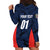 Custom USA Soccer Team Hoodie Dress Born To Win