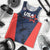 Custom USA Soccer Team Men Tank Top Born To Win